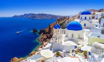 Rooftops of Santorini