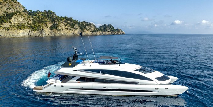 Buccara Sea Falcon I yacht charter Kockums Motor Yacht