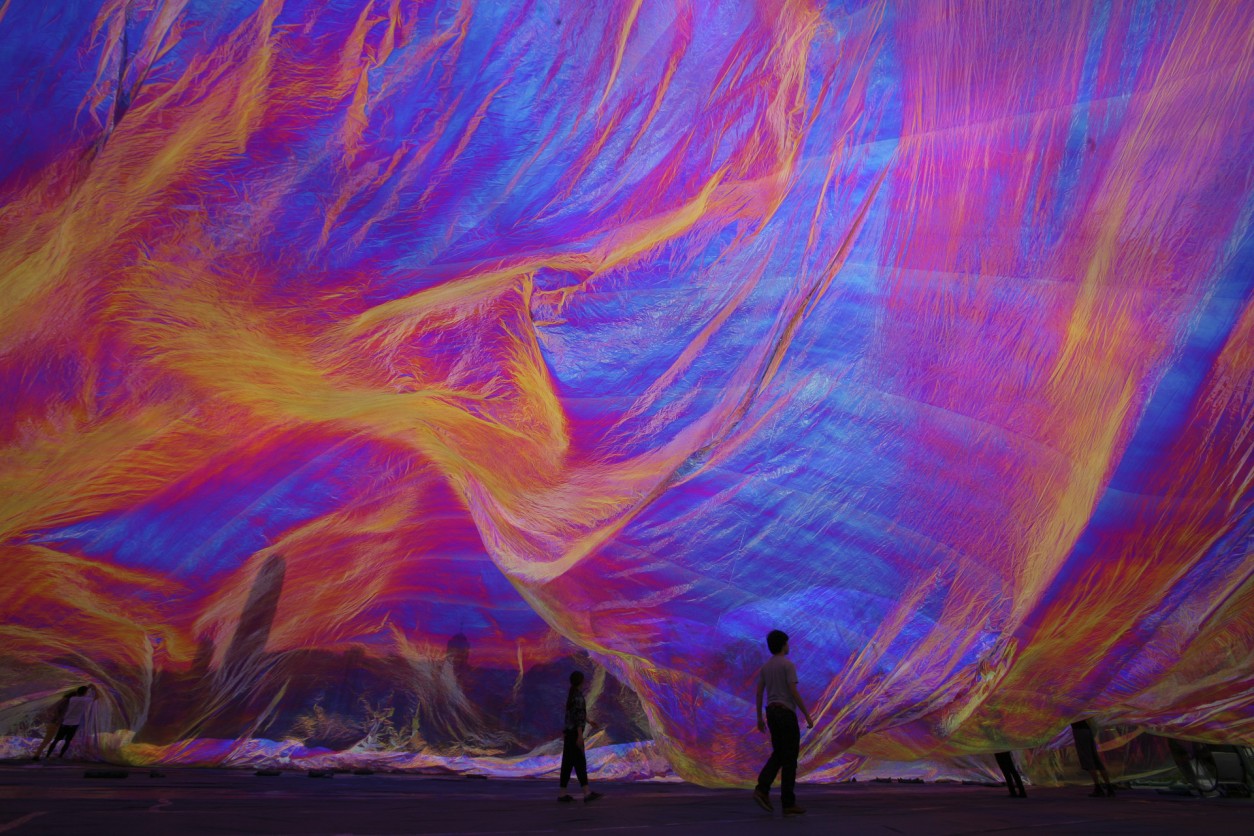 Saraceno art installation