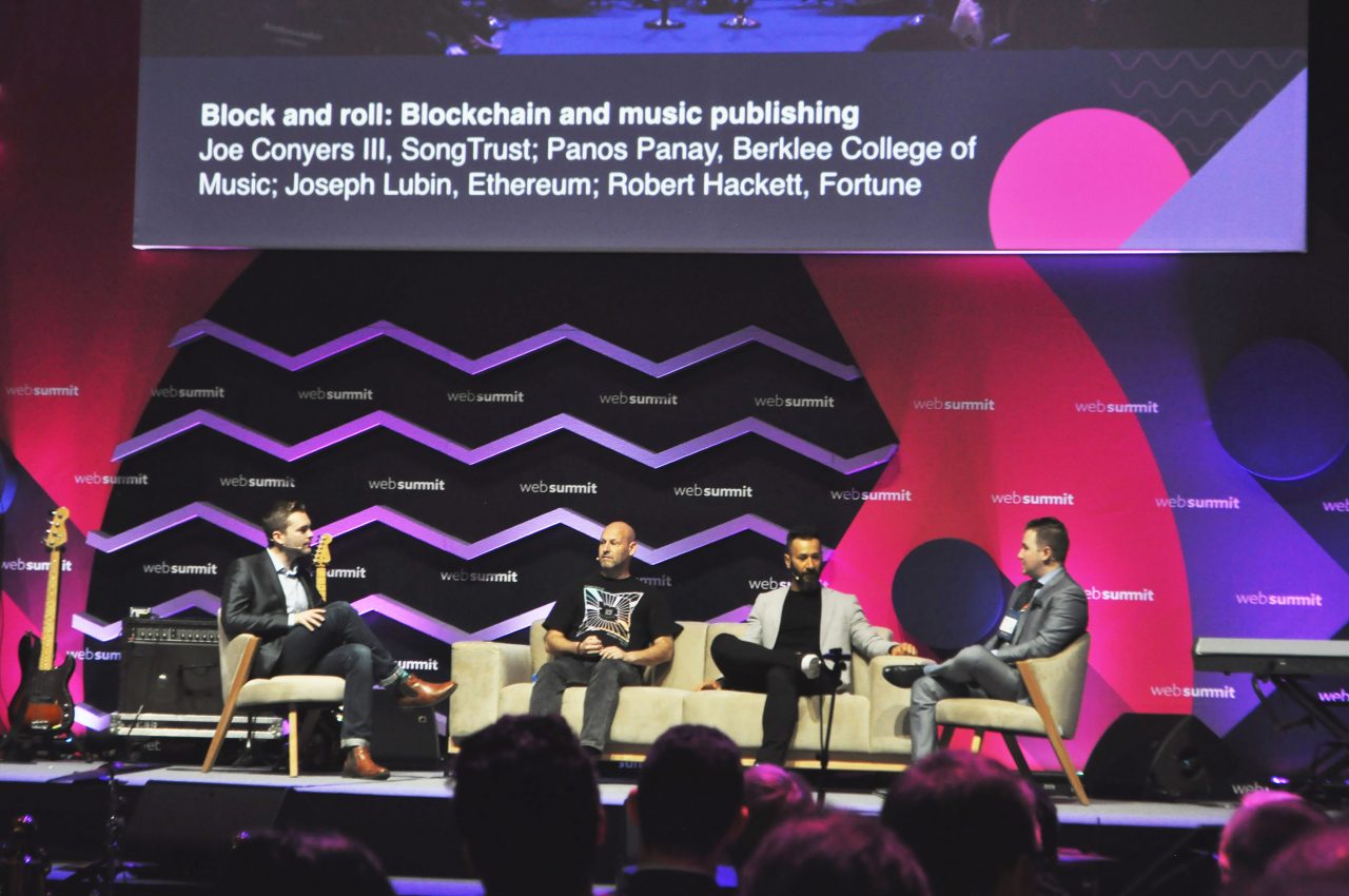 Blockchain in the music industry - a panel talk at Music Notes, Websummit 2017