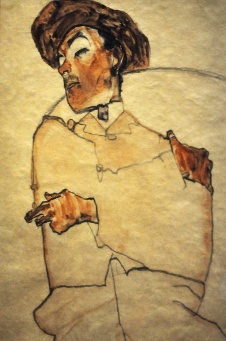 Egon Schiele Man Fondation Louis Vuitton Raluca Turcanasu