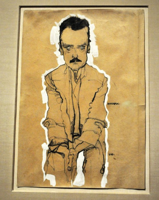 Egon Schiele Portrait of Eduard Kosmack Fondation Louis Vuitton Raluca Turcanasu ra-luca.me full