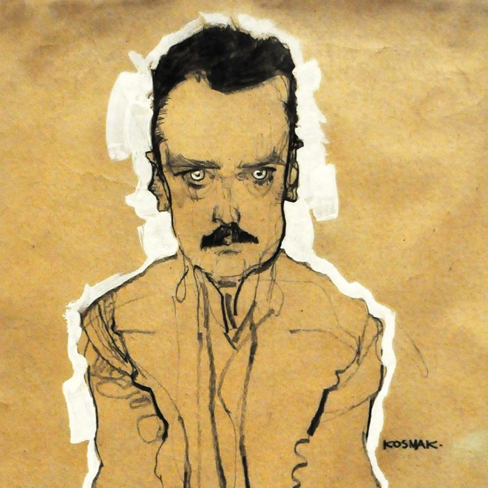 Egon Schiele Portrait of Eduard Kosmack crop Fondation Louis Vuitton Raluca Turcanasu ra-luca.me full